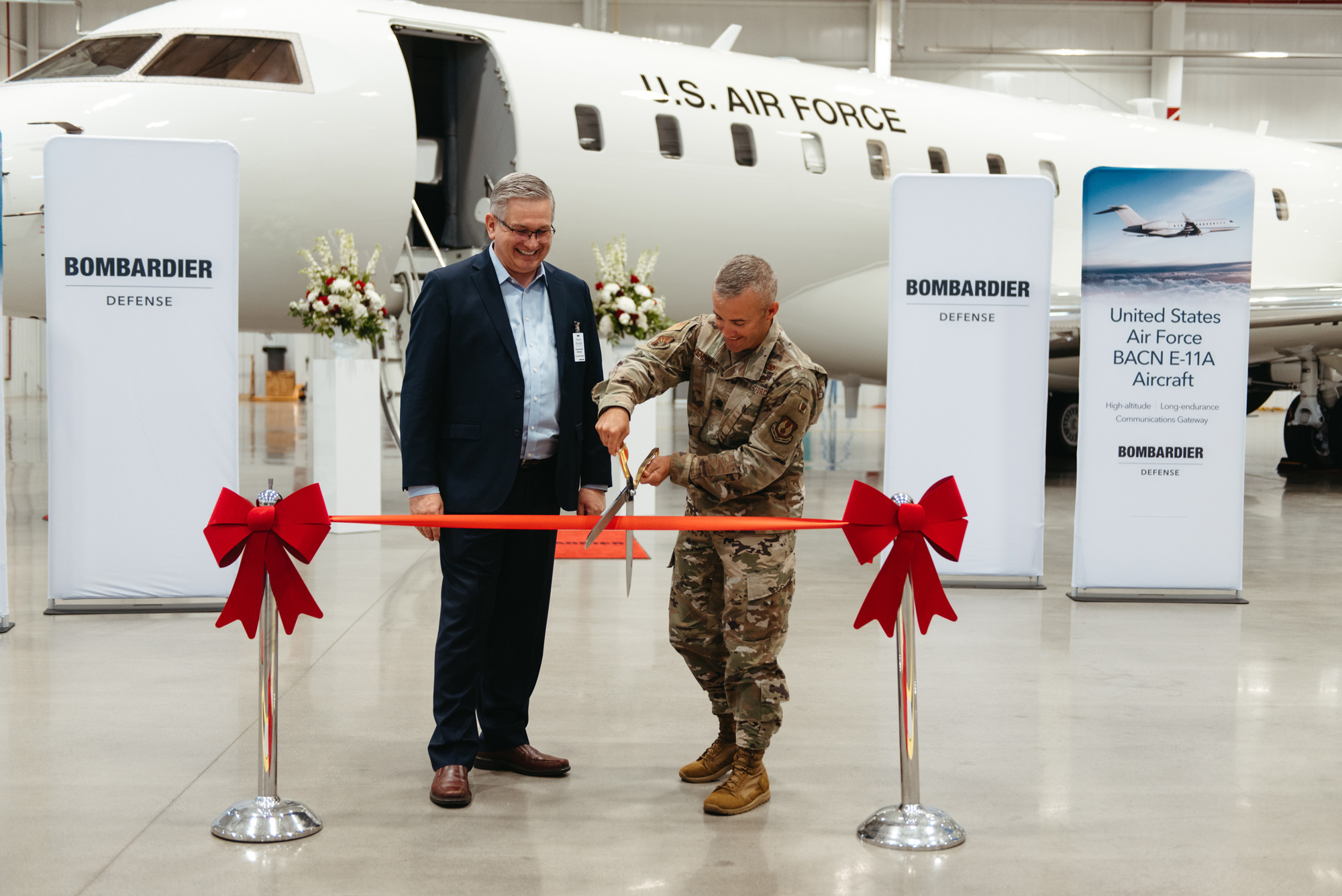 Bombardier Defense Delivers High-performance Global Aircraft to the U.S. Air Force Battlefield Airborne Communications Node (BACN) Program