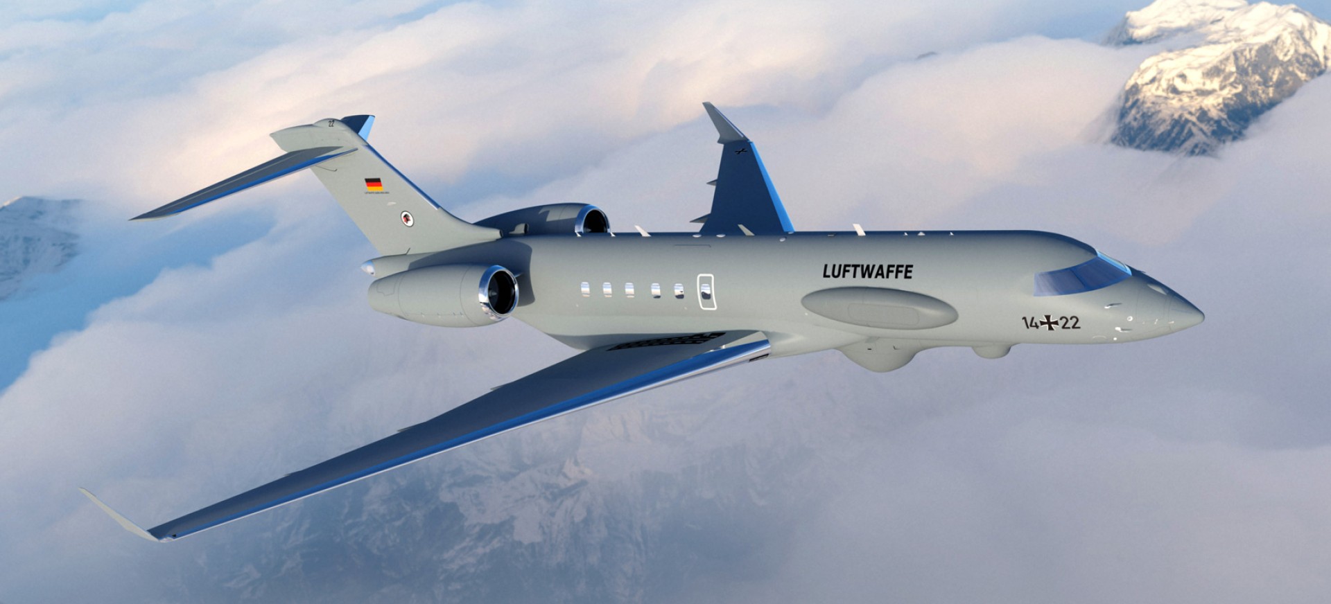Bombardier Global 6500 en vol