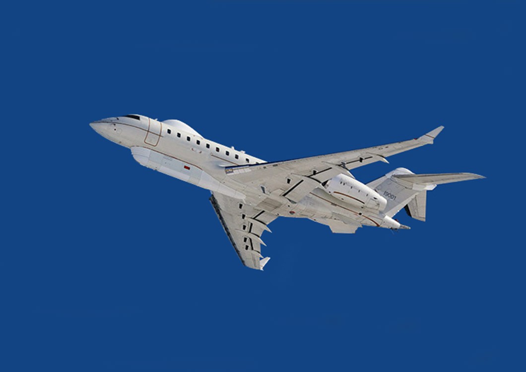 Global 5000 missionized aircraft