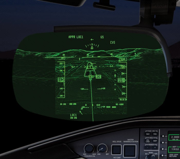 Global 5500 combined vision system