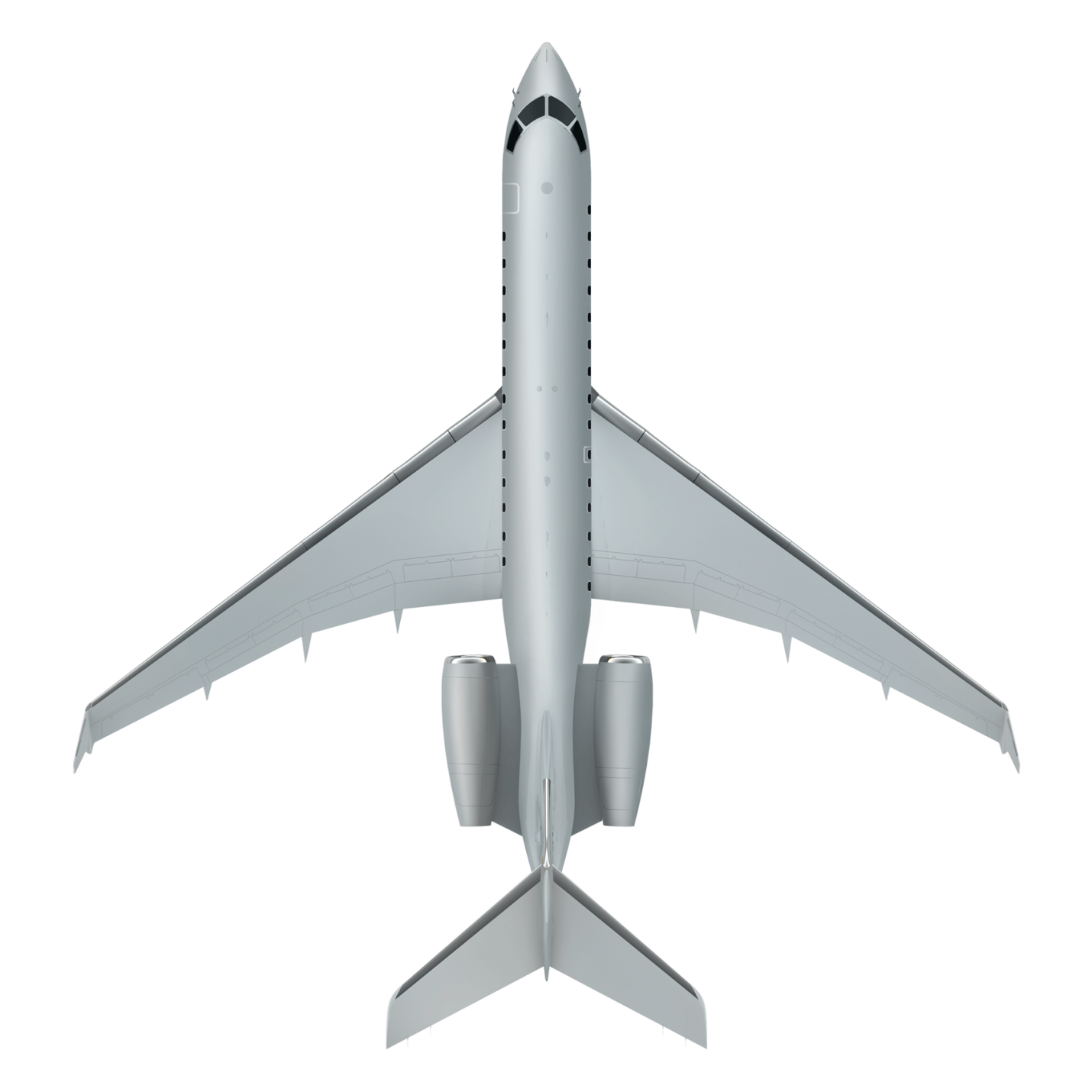 Global 6500 top view