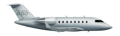 Challenger 650 side view