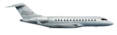 Global 5000 side view