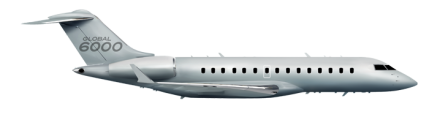 Global 6000 side view